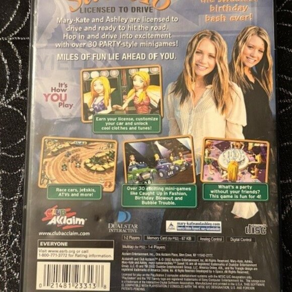 PlayStation2 Mary-Kate and Ashley Licensed to Drive Game with Case - Picture 2 of 4